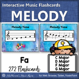 Solfege | Melody Flashcards Fa Interactive Music Flash Cards