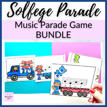 Preview of Solfege Parade Composition Game BUNDLE for Elementary Music Centers