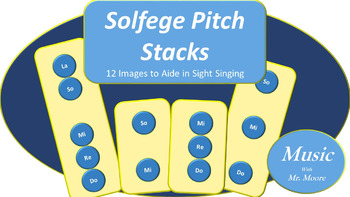 Preview of Solfege Pitch Stacks: Helpful Visuals for Sight Singing