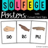 Solfege Posters With  Curwen Hand Signs