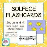 Solfege Sightreading Cards - Sol, La, Mi (Conversational Solfege)