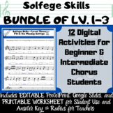 12 Digital Middle School Solfege Activities for Review and