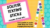 Solfege Texting Sticks