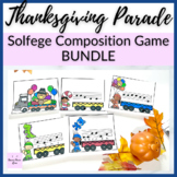Solfege Thanksgiving Parade Composition Game BUNDLE