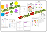 Solid Figures and 2D & 3D Shapes