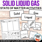 Solid Liquid Gas Worksheet