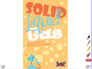 Preview of Solid Liquid, and Gas - ActivInspire Flipchart - Big Book