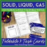 States of Matter Interactive Notebook - Solid Liquid Gas W