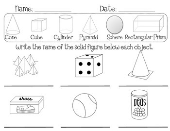 solid shapes 1st grade by ashley krause we heart