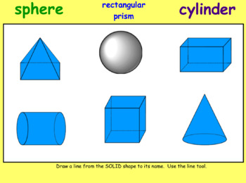 solid shapes 3d math smartboard lesson primary grades by lisa rombach