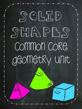 Preview of Solid Shapes {A common core geometry unit}
