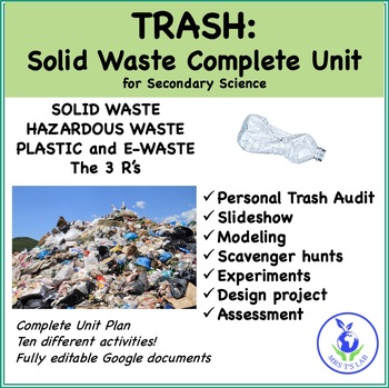 Preview of Solid Waste | Complete Unit for Environmental Science