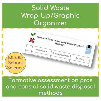 Preview of Solid Waste Wrap-Up/Graphic Organizer