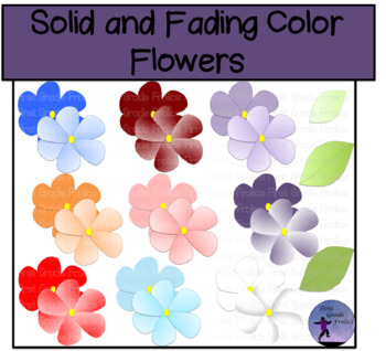 colour flower clipart image