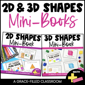 Preview of 2D and 3D Shapes Mini Books