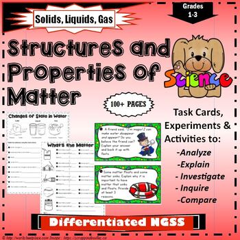 Solids, Liquids and Gases Worksheets by Worksheet Place | TpT