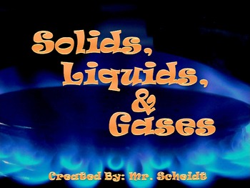 Preview of Solids Liquids and Gases (states of matter; molecules)