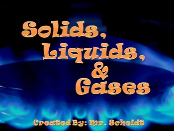 Preview of Solids Liquids and Gases (states of matter; molecules) PREVIEW