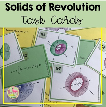 Calculus Volume of Revolution Match-Up Activity (Unit 8) by Jean Adams