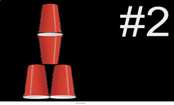 Preview of Solo Cup Stacking Challenge Cards - Google Drive Version