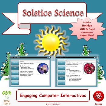 Preview of NGSS Earth & Space: "Solstice Science" STEM Unit |1-ESS1-1, -2