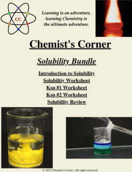 Preview of Solubility & Ksp Bundle