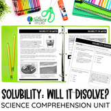 Solubility | Physical Properties of Matter Science Reading