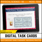 Solutions, Acids, and Bases Digital Task Cards - Boom Cards