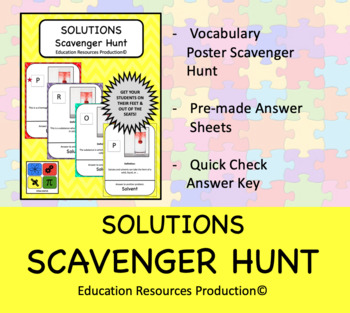Preview of Solutions Scavenger Hunt Activity