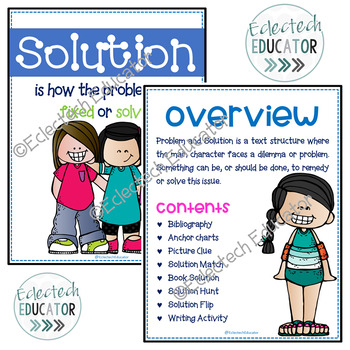 Solutions in Fiction - Interactive Notebook by Eclectech Educator