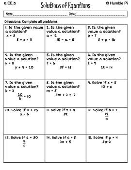 solutions of equations and inequalities equation systems