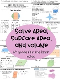 Solve Area, Surface Area, and Volume enVision Mathematics 