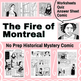 Canadian History & Culture Comic: French & ELA, Worksheets