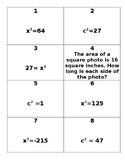 Solve Equations using Square Roots and Cube Roots - Around