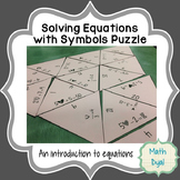 Solve Equations with Symbols Puzzle