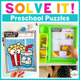 Solve It Puzzles For Preschool, PreK and Kindergarten