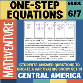 One-Step Equation Practice | MathVenture to Central Americ