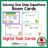 Solve One Step Linear Equations Digital BOOM Task Cards De