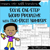 Solve One-Step Word Problems w/ Two-Digit Numbers {Common Core Math Resources}