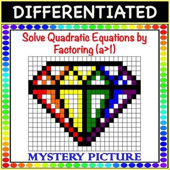 Solve Quadratic Equations by Factoring a>1 Differentiated Mystery
