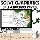 Solve Quadratic Equations by factoring | holiday self-chec
