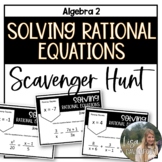 Solve Rational Equations - Algebra 2 Scavenger Hunt