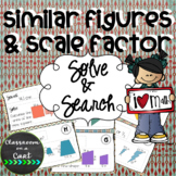 Solve & Search: Similar Figures & Scale Factor