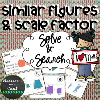 Preview of Solve & Search: Similar Figures & Scale Factor