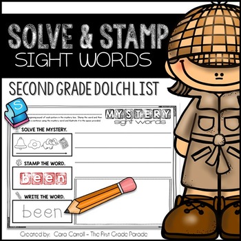 solve and stamp sight words