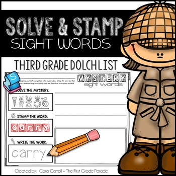 Sight Words - Third Grade by Cara Carroll | Teachers Pay Teachers