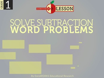 Preview of Solve Subtraction Word Problems