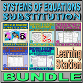 Solve Systems of Equations Substitution - Learning Station