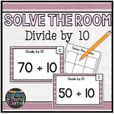 Solve The Room | Divide by 10 | Division | Task Cards