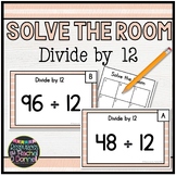 Solve The Room | Divide by 12 | Division | Task Cards